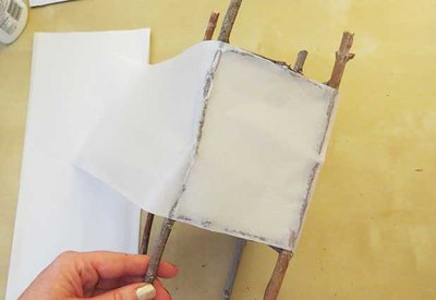Wrap tissue paper.