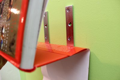Wrap dust jacket around the book