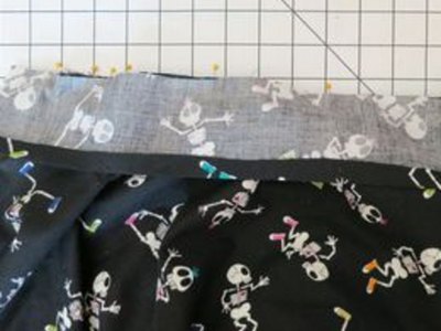 Add waistband to skirt.