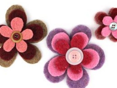 Making Felt Flowers