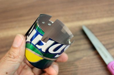 Cut three slots in the inner wall