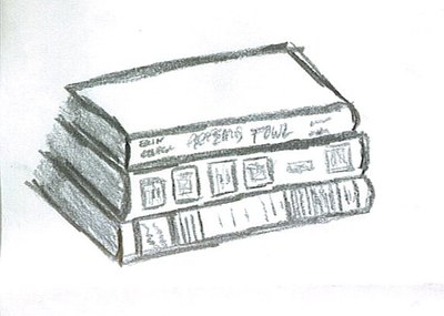 Final drawing of books