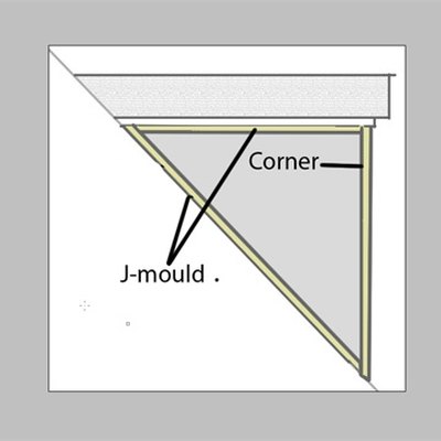Install the trim pieces first.