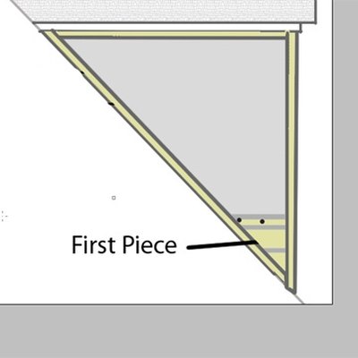 Leave a gap between the nail head and the wall to prevent buckling.