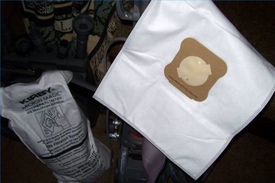Always replace bags when full.
