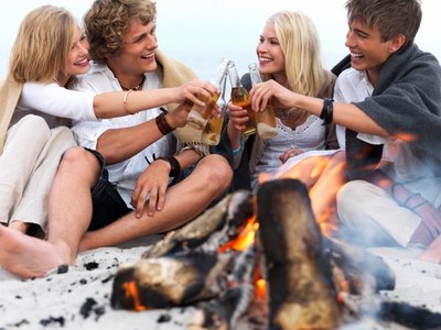 Throw a Beach Bonfire Party