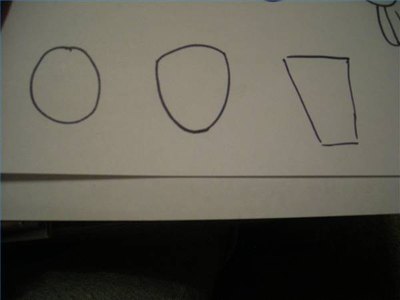 Different smiley face head shapes