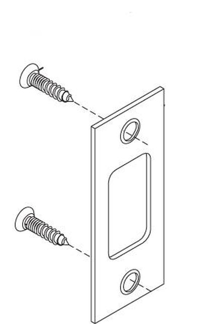 Removing the strike plate
