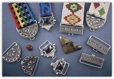 Bracelets are easy to make on a bead loom.
