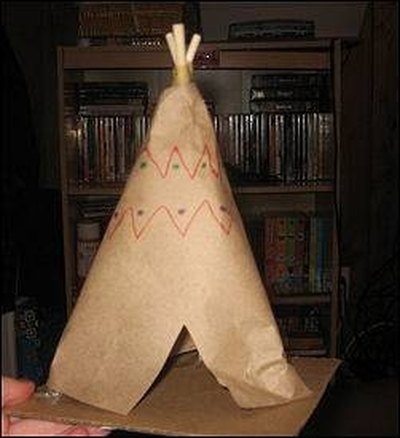 Build a Model Tepee