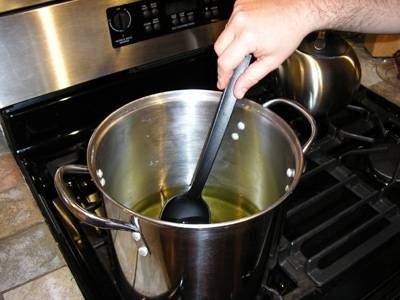 Heat the oils