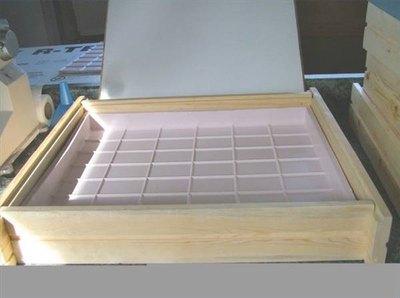 Pour the soaps into molds