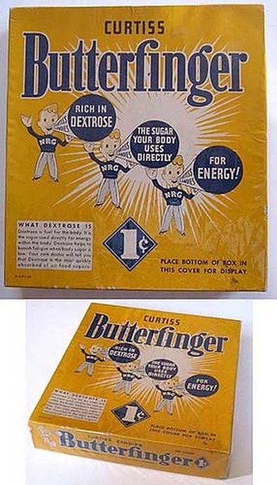 Vintage Butterfinger Display