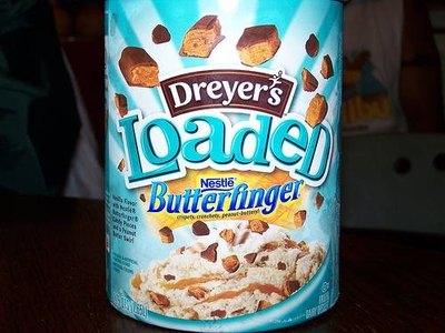 Butterfinger Ice Cream