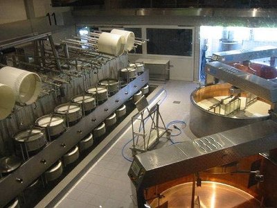 Switzerland cheese factory