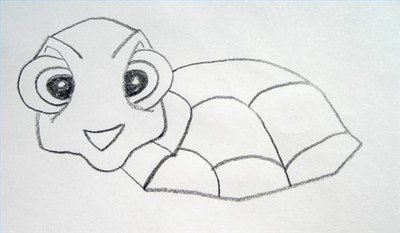 Draw Squirt's shell.