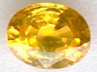 yellow star sapphire