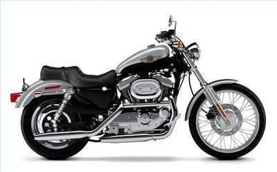 The 2003 Harley XL1200C Sportster Custom.