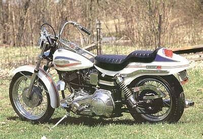 Harley diehards didn't go for the radical design change in the 1971 Harley Super Glide.