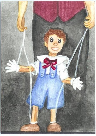 Paper Marionette Puppet