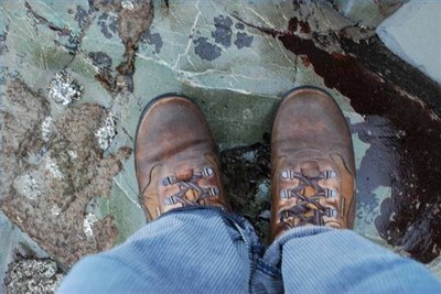 Damp boots allow you to break them in quicker