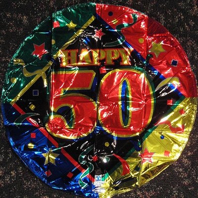 50th birthday balloon