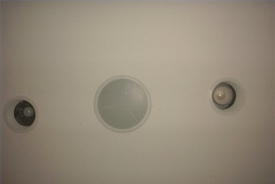 Personal client--in-ceiling surround speaker