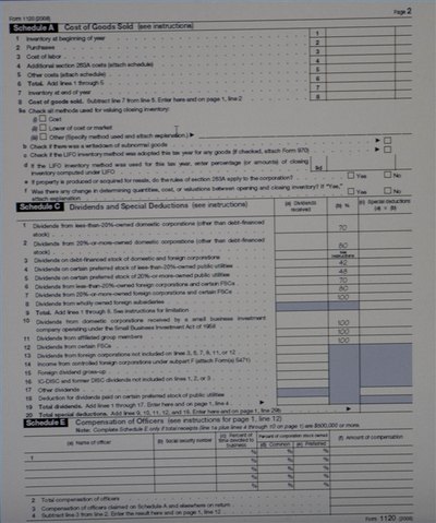 Cost of Goods Sold and Dividends