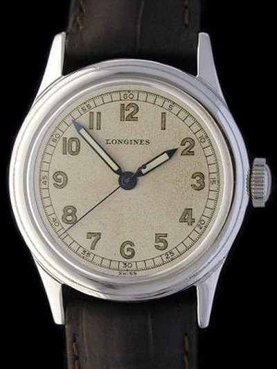 A World War II-era Longines military watch