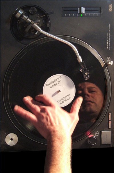 DJ's equipment