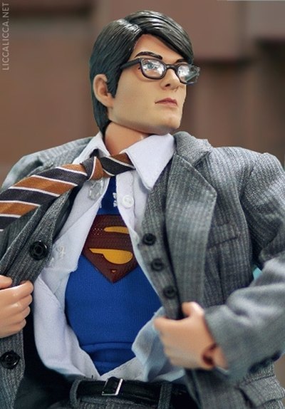 Clark Kent as Superman doll