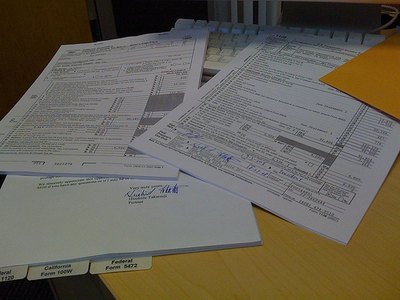 You must have a business tax ID before filing taxes.