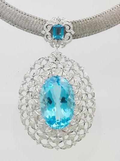 The omega chain is great for large pendants.