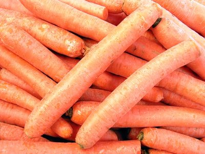 Carrots and other root vegetables grow well in areas that receive some sunlight.