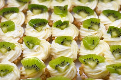 Petits fours are typically served in large bite-sized quantities.
