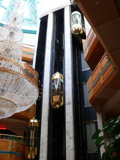 Six-star luxury hotels are located throughout the world.