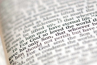 Choose an uplifting bible verse to go with each guest's name.