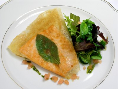Pate brisee is a great accompaniment for salmon.