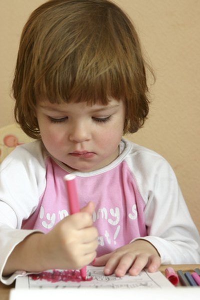 Washable markers are safe for children.
