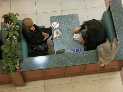 Do you discuss business over coffee?