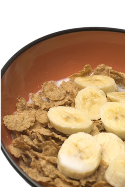 Whole grains and fruit have low energy density, so whole grain cereal with bananas is a great breakfast choice.