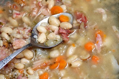 Beans are a good meat substitute; you'll use half as much.