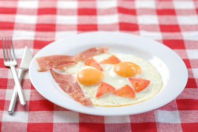 Eggs and low-fat Canadian bacon can give you an important protein boost.