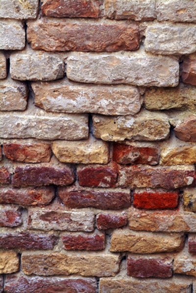 Efforescence is a chalky deposit on the surface of a brick.