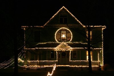 Outdoor lights are often bigger and brighter than indoor lights.