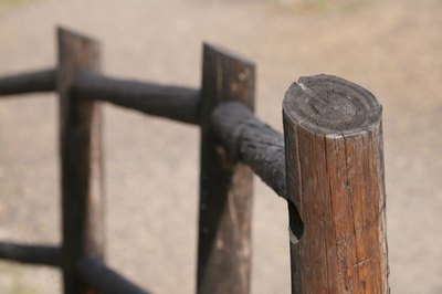 Trimmed trees can be used for fence posts.