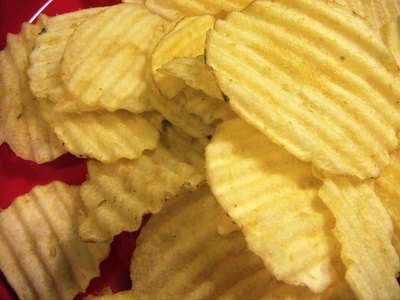 Potato chips are fermentable carbohydrates.