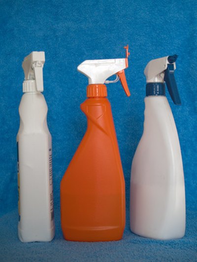 Many household cleaning products have high pH.