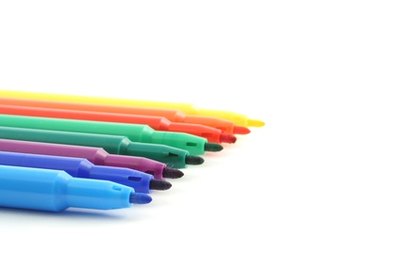 Dip dried-out tips in water.