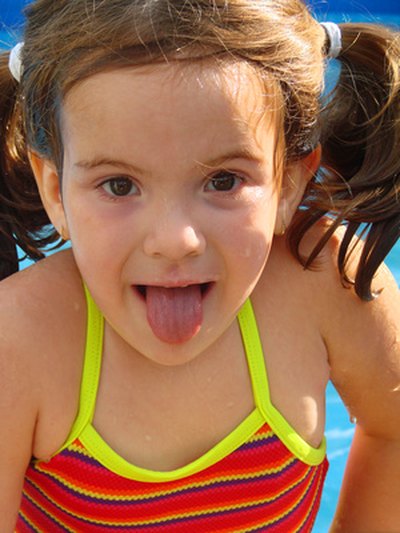 A green tongue may not be serious.
